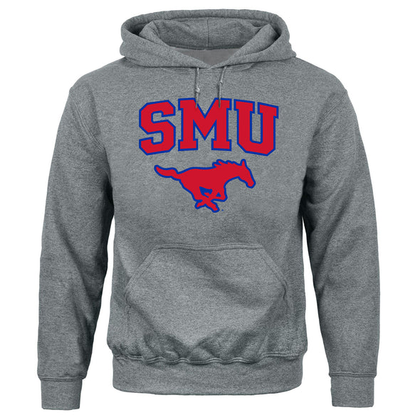 Southern Methodist University Heritage Hooded Sweatshirt (Charcoal Grey)