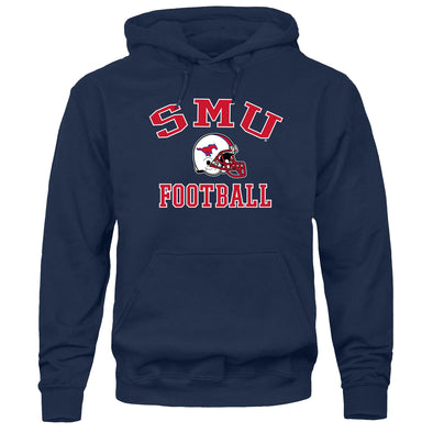 Southern Methodist University SMU Football Hooded Sweatshirt (Navy)