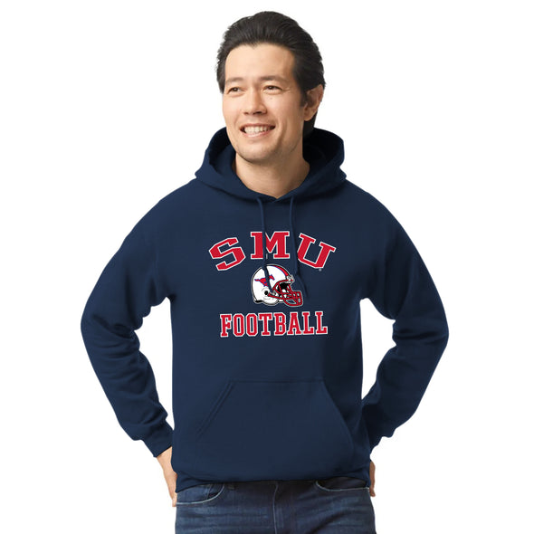 Southern Methodist University SMU Football Hooded Sweatshirt (Navy)