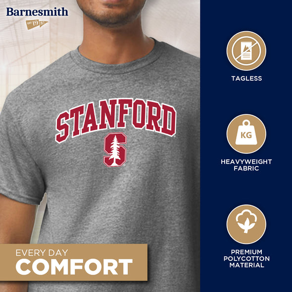 Stanford University Spirit T-Shirt (Charcoal Grey)