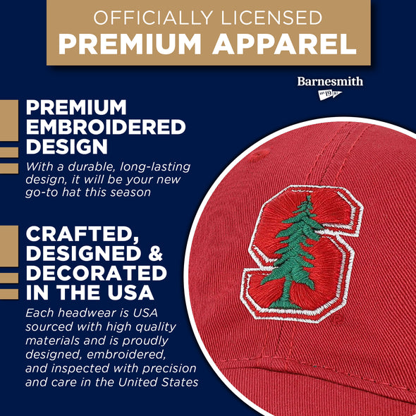 Stanford University Spirit Baseball Hat One-Size (Cardinal)
