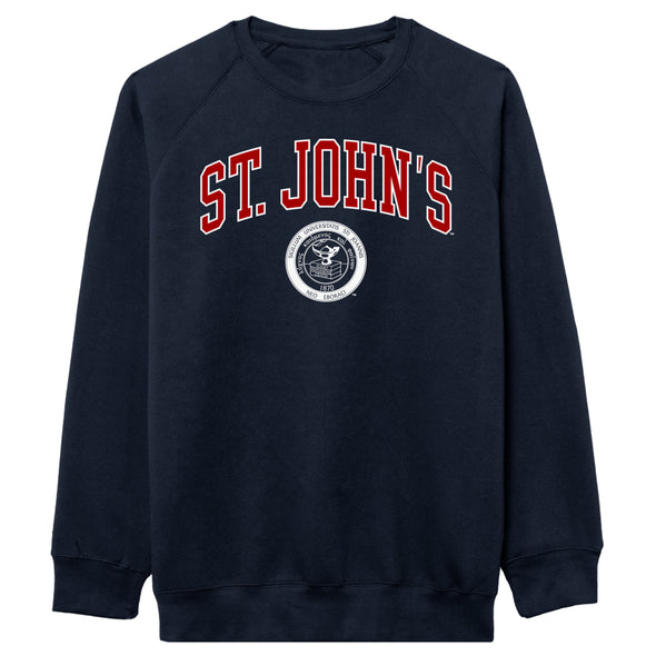 St. John's University Heritage Crewneck Sweatshirt (Navy)