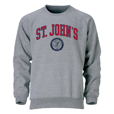St. John's University Heritage Crewneck Sweatshirt (Charcoal)
