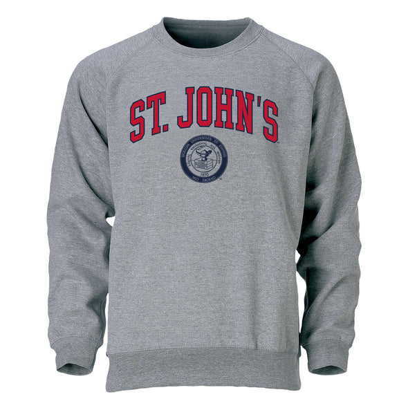 St. John's University Heritage Crewneck Sweatshirt (Charcoal)