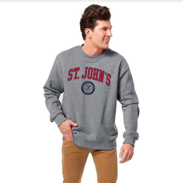St. John's University Heritage Crewneck Sweatshirt (Charcoal)