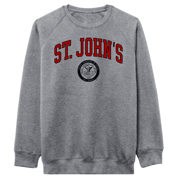 St. John's University Heritage Crewneck Sweatshirt (Charcoal)