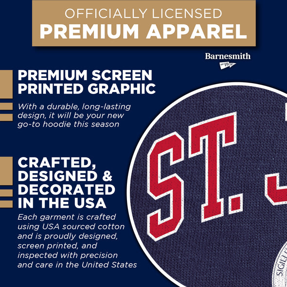St. John's University Heritage Hooded Sweatshirt (Navy)