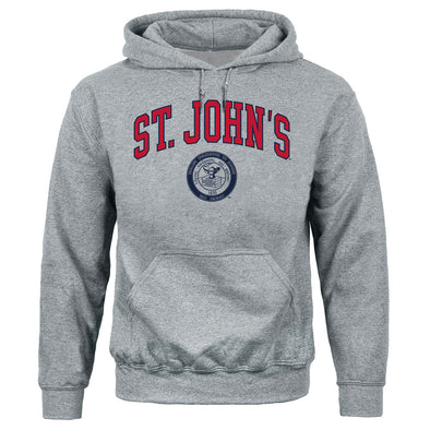 St. John's University Heritage Hooded Sweatshirt (Charcoal)