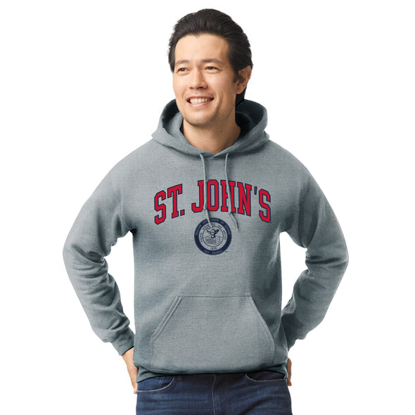 St. John's University Heritage Hooded Sweatshirt (Charcoal)
