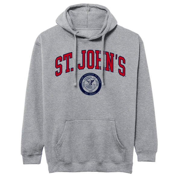 St. John's University Heritage Hooded Sweatshirt (Charcoal)