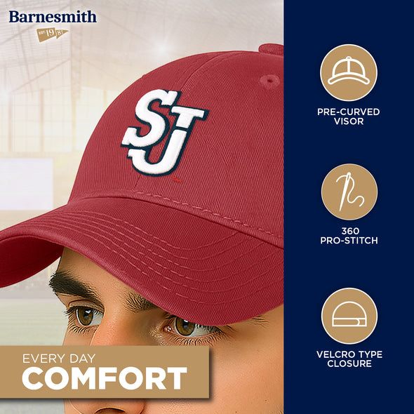 St. John's University Spirit Baseball Hat One-Size (Cardinal)