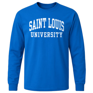 Saint Louis University Classic Long Sleeve T-Shirt (Royal Blue)
