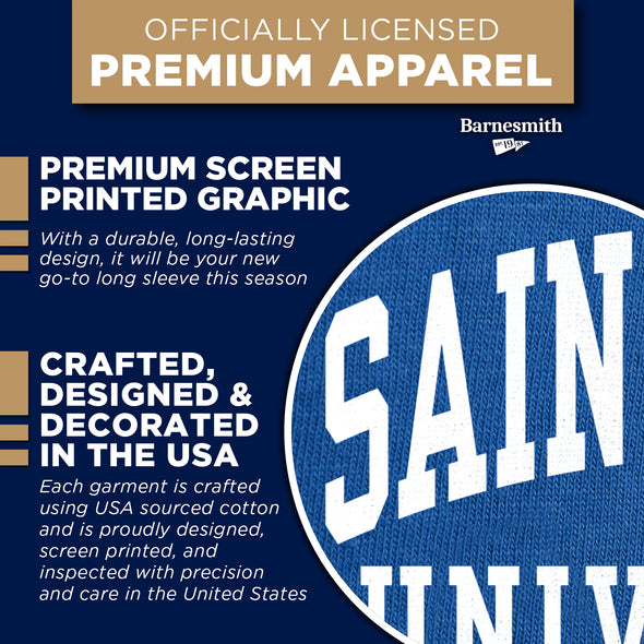 Saint Louis University Classic Long Sleeve T-Shirt (Royal Blue)