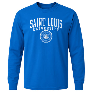 Saint Louis University Heritage Long Sleeve T-Shirt (Royal Blue)