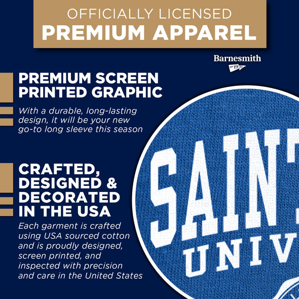 Saint Louis University Heritage Long Sleeve T-Shirt (Royal Blue)