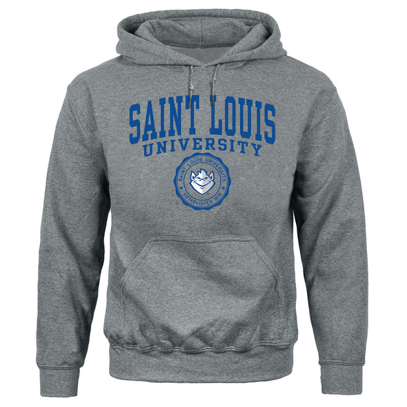 Saint Louis University Heritage Hooded Sweatshirt (Charcoal Grey)