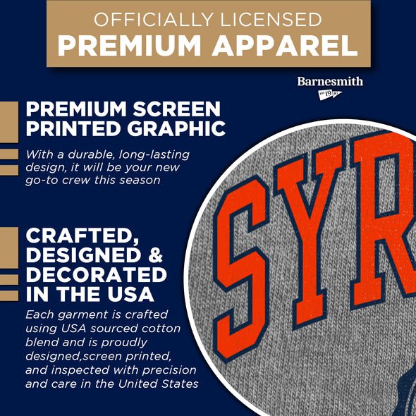 Syracuse University Heritage Crewneck Sweatshirt (Charcoal)