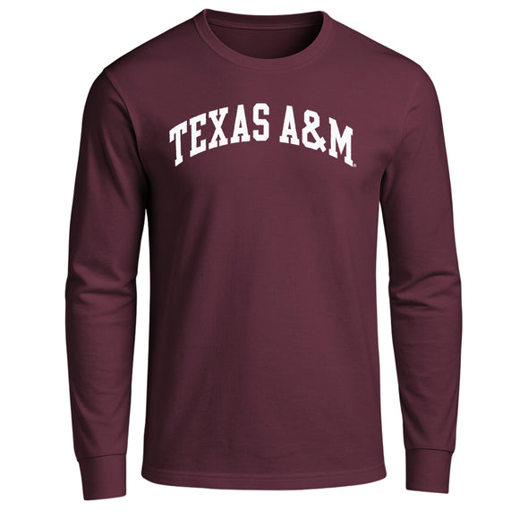 Texas A&M University Classic Long Sleeve T-Shirt (Maroon)