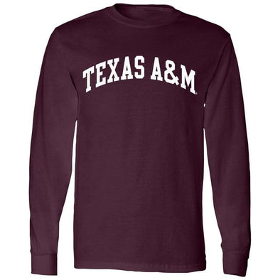 Texas A&M University Classic Long Sleeve T-Shirt (Maroon)