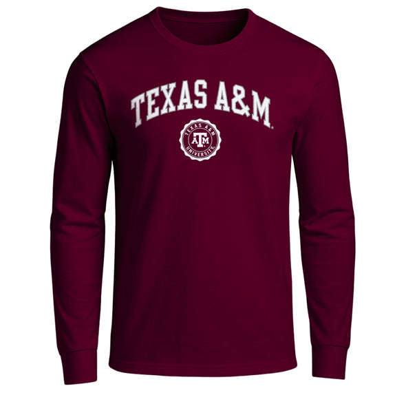 Texas A&M University Heritage Long Sleeve T-Shirt (Maroon)