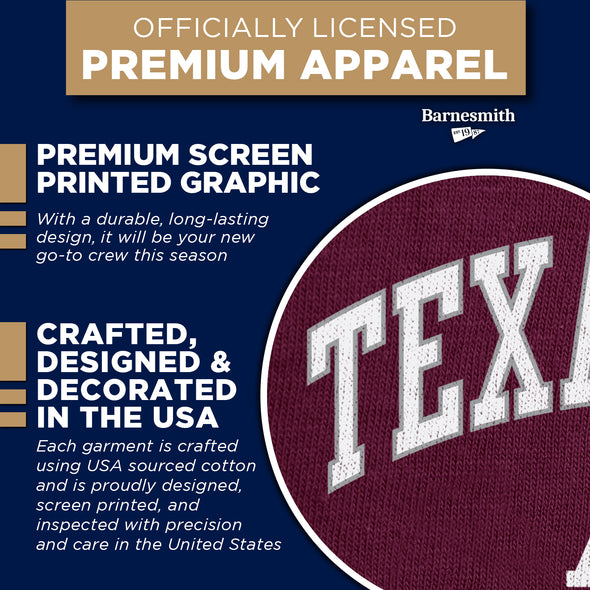Texas A&M University Spirit Sweatshirt (Maroon)