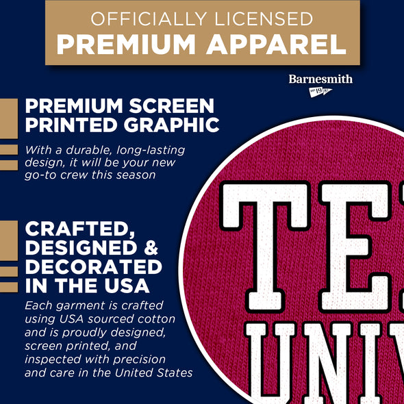 Temple University Classic Sweatshirt (Cardinal)