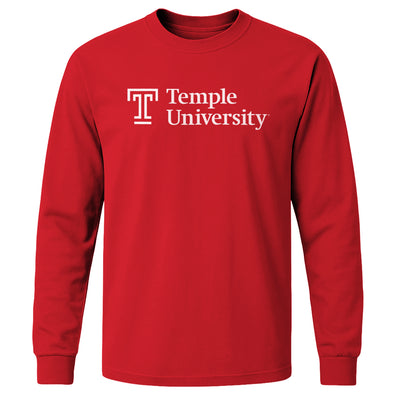 Temple University Heritage Long Sleeve T-Shirt II (Cardinal)