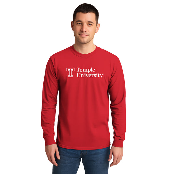 Temple University Heritage Long Sleeve T-Shirt II (Cardinal)