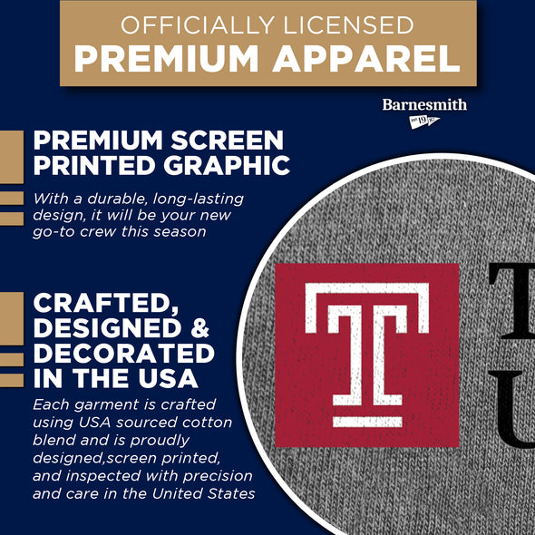 Temple University Heritage Sweatshirt II (Charcoal Grey)