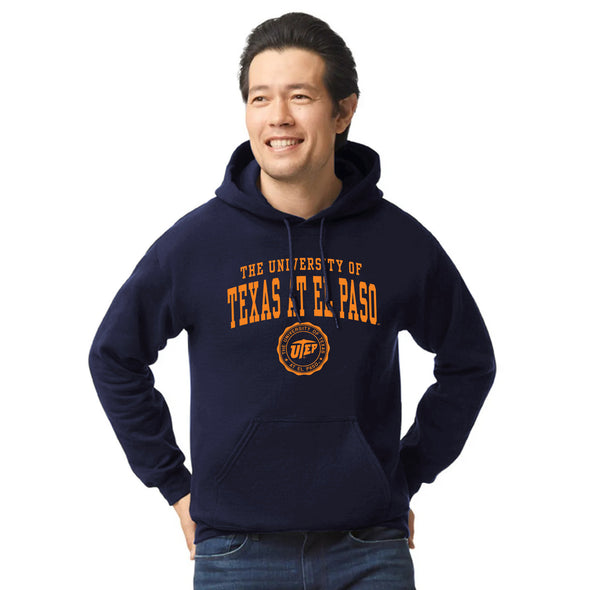 University of Texas, El Paso Heritage Hooded Sweatshirt (Navy)