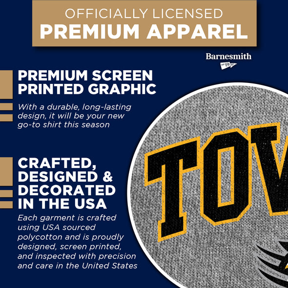 Towson University Spirit T-Shirt (Charcoal Grey)