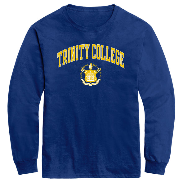 Trinity College Heritage Long Sleeve T-Shirt (Navy)