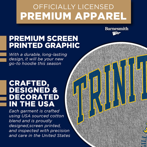 Trinity College Heritage Hooded Sweatshirt (Charcoal Grey)