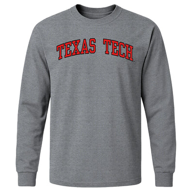 Texas Tech University Classic Long Sleeve T-Shirt (Charcoal Grey)