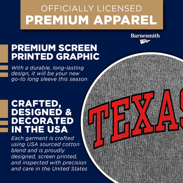 Texas Tech University Classic Long Sleeve T-Shirt (Charcoal Grey)