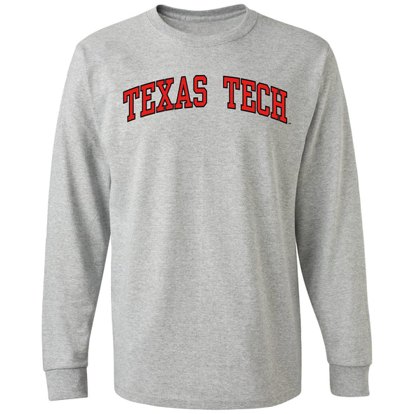 Texas Tech University Classic Long Sleeve T-Shirt (Charcoal Grey)