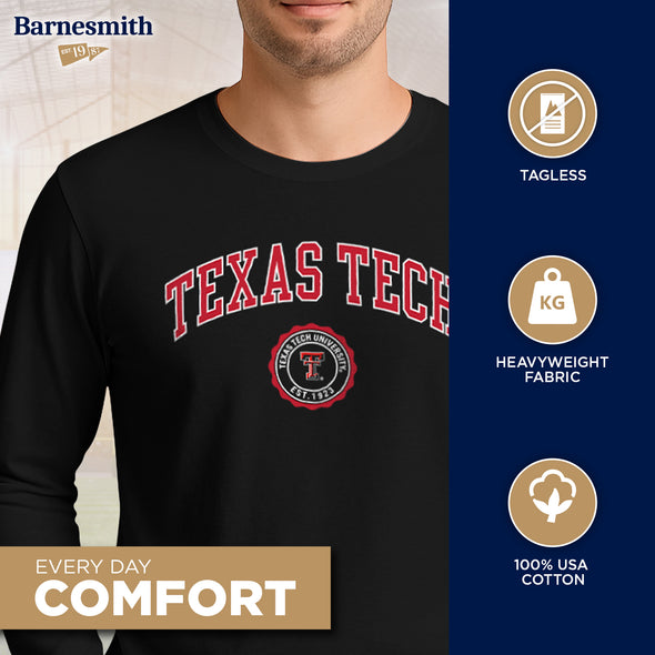 Texas Tech University Heritage Long Sleeve T-Shirt (Black)