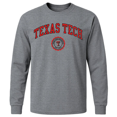 Texas Tech University Heritage Long Sleeve T-Shirt (Charcoal Grey)