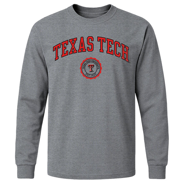 Texas Tech University Heritage Long Sleeve T-Shirt (Charcoal Grey)