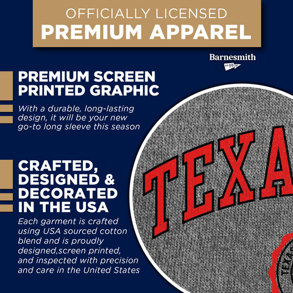 Texas Tech University Heritage Long Sleeve T-Shirt (Charcoal Grey)