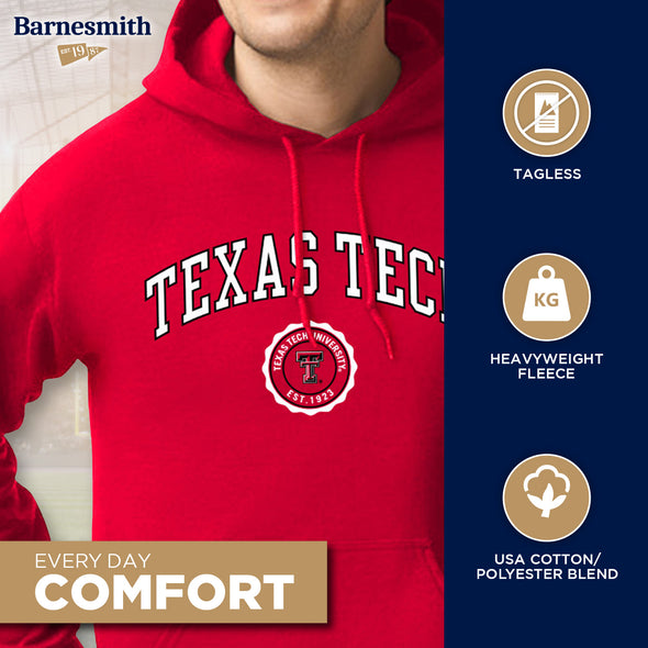 Texas Tech University Heritage Hooded Sweatshirt (Red)
