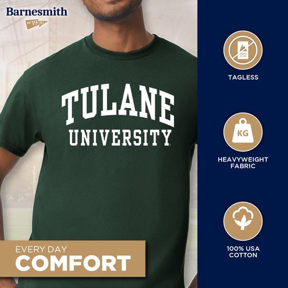 Tulane University Classic T-Shirt (Hunter Green)