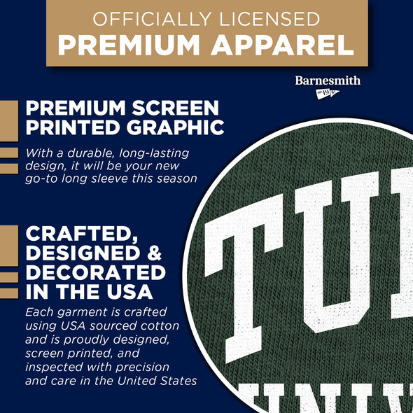Tulane University Classic Long Sleeve T-Shirt (Hunter Green)