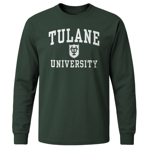 Tulane University Heritage Long Sleeve T-Shirt (Hunter Green)