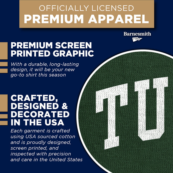 Tulane University Spirit T-Shirt (Hunter Green)