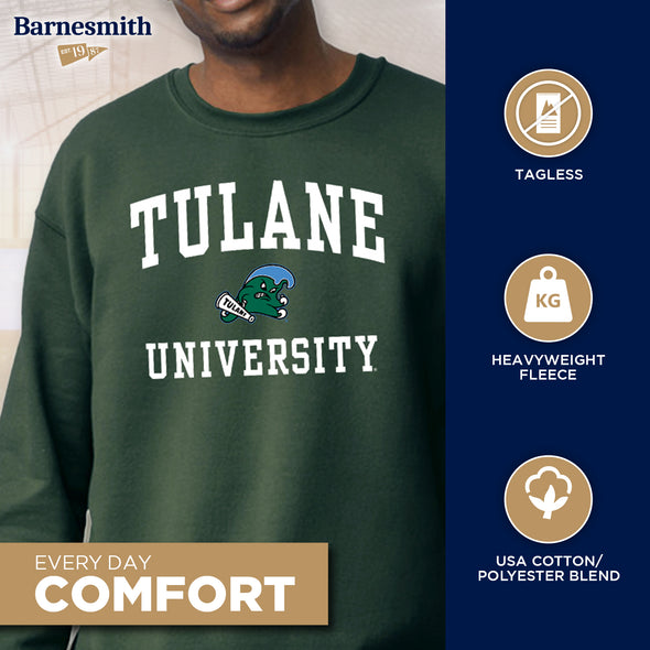 Tulane University Spirit Sweatshirt (Hunter Green)