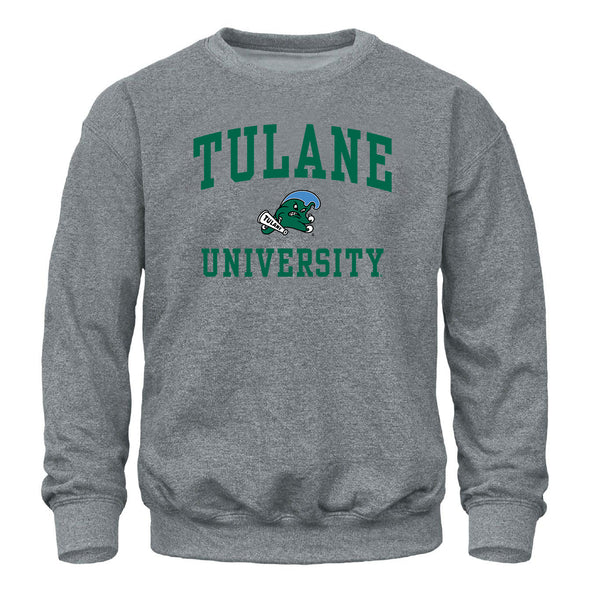 Tulane University Spirit Sweatshirt (Charcoal Grey)