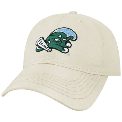 Tulane University Spirit Baseball Hat One-Size (White)