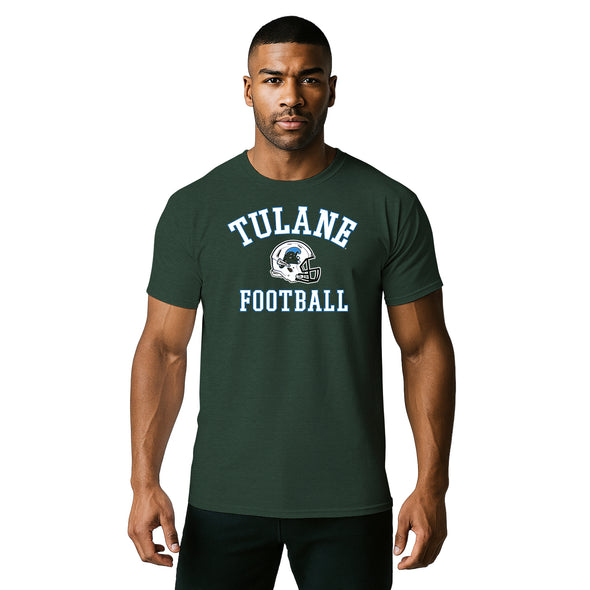 Tulane University Football T-Shirt (Hunter Green)