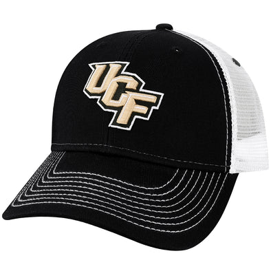 University of Central Florida Sideline Trucker Hat One-Size (Black/White)